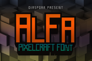 AlFa: A Pixelcraft Display Font for Consistent Branding