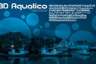 BD Aquatico: A Geometric Display Typeface for Makers