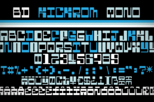 BD Kickrom Mono: Retro-Futuristic Font for Web Designers