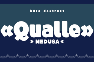 BD Qualle: A Chubby, Friendly Font for Handmade Magic