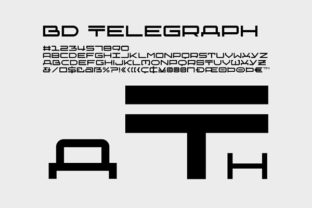 BD Telegraph: A Bold Architectural Display Font for Branding