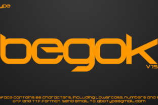 Begok: A Display Font That Makes Small Brands Look Instantly Polished