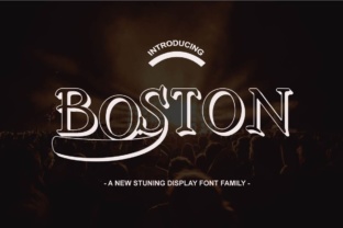 Boston Family Font: A Display Typeface That Commands Attention