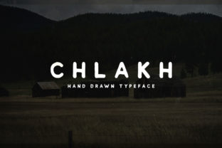 Chlakh: A Hand-Drawn Retro Display Font for Web Designers