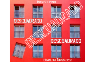 Descuadrado: An Unsquared Font for Editorial Design