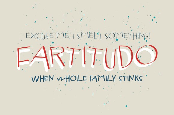 Fartitudo: A Playful Display Font for Bold Brand Personality