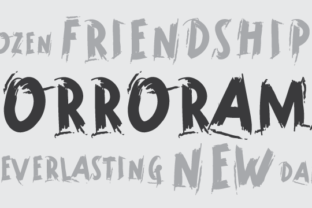 Horrorama: A Display Font That Made My Labels Unforgettable