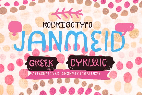 Janmeid Font: A Handmade Typeface for Creative Branding