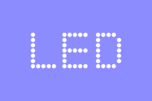 Led Family: A Dotted Display Font for Bold Digital Campaigns