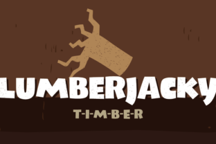 Lumberjacky: A Bold Display Font for Winter Campaigns