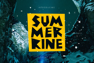 Summerrine: A Geometric Display Font for Editorial Design