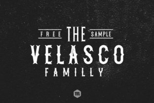 Velasco: A Display Font with Western & Tattoo Influences