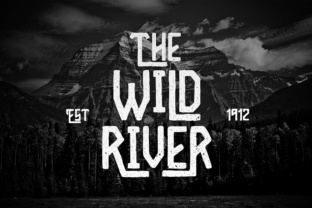 Wild River: A Vintage-Inspired Font for Distinctive Branding